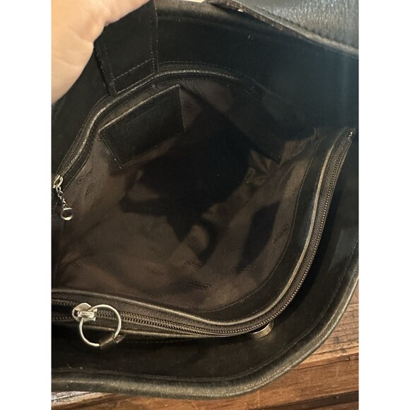 Vintage Coach Chelsea Soho A9D-6003 Black Crossbody Shoulder Bag Hobo Purse - Picture 5 of 8